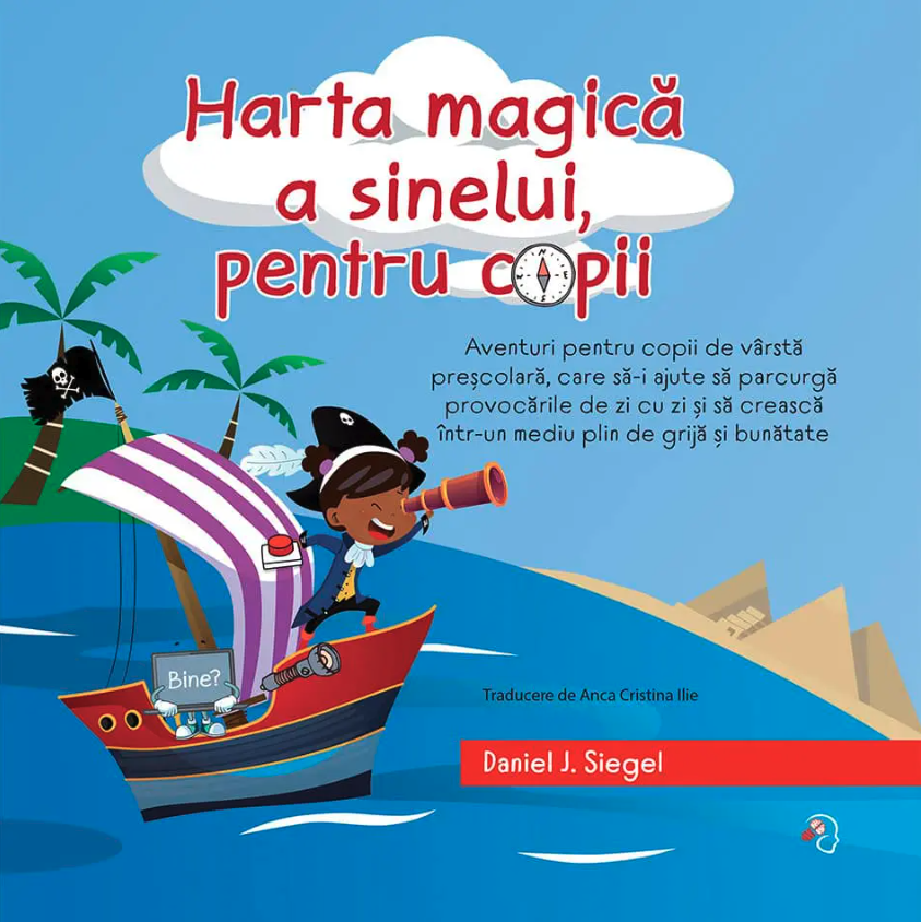 Coperta cărții Harta magică a sinelui, pentru copii